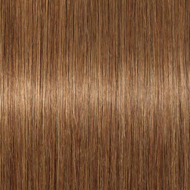 100% Human Hair Clip- in Extensions - #006 Light Brown